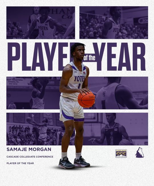 ‼️PLAYER OF THE YEAR‼️

Congrats to Samaje Morgan on being named  the CCC Player of the Year.
#ComeWinWithUs #LegacyDriven