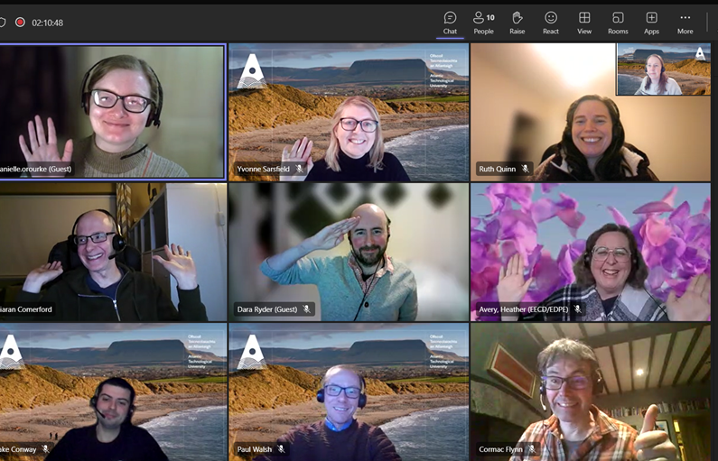 We salute the brilliant tag team Dara Ryder and Danielle O'Rourke from AHEAD for an engaging guest lecture on ATU's MA in UDL tonight. We learned about UDL &amp; Technology and the importance of the horizontal aspects of the UDL Framework. So many take aways! #designwithUDLinmind