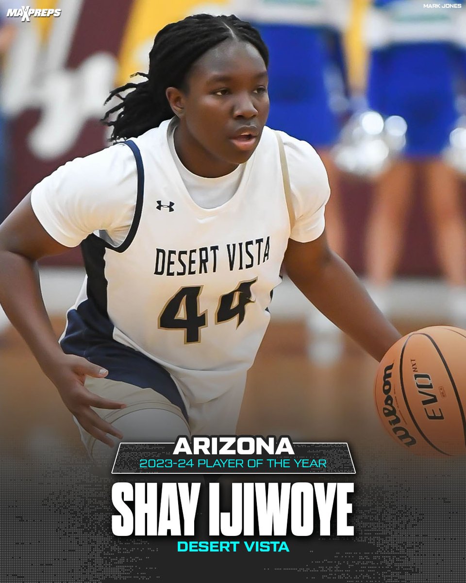 MaxPreps (@maxpreps) on Twitter photo Shay Ijiwoye of Desert Vista is the 2023-24 Arizona MaxPreps High School Girls Basketball Player of the Year. 🔥🏀
✍️: maxpreps.com/news/a1sORY8K3… Shay Ijiwoye of Desert Vista is the 2023-24 Arizona MaxPreps High School Girls Basketball Player of the Year. 🔥🏀
✍️: maxpreps.com/news/a1sORY8K3…