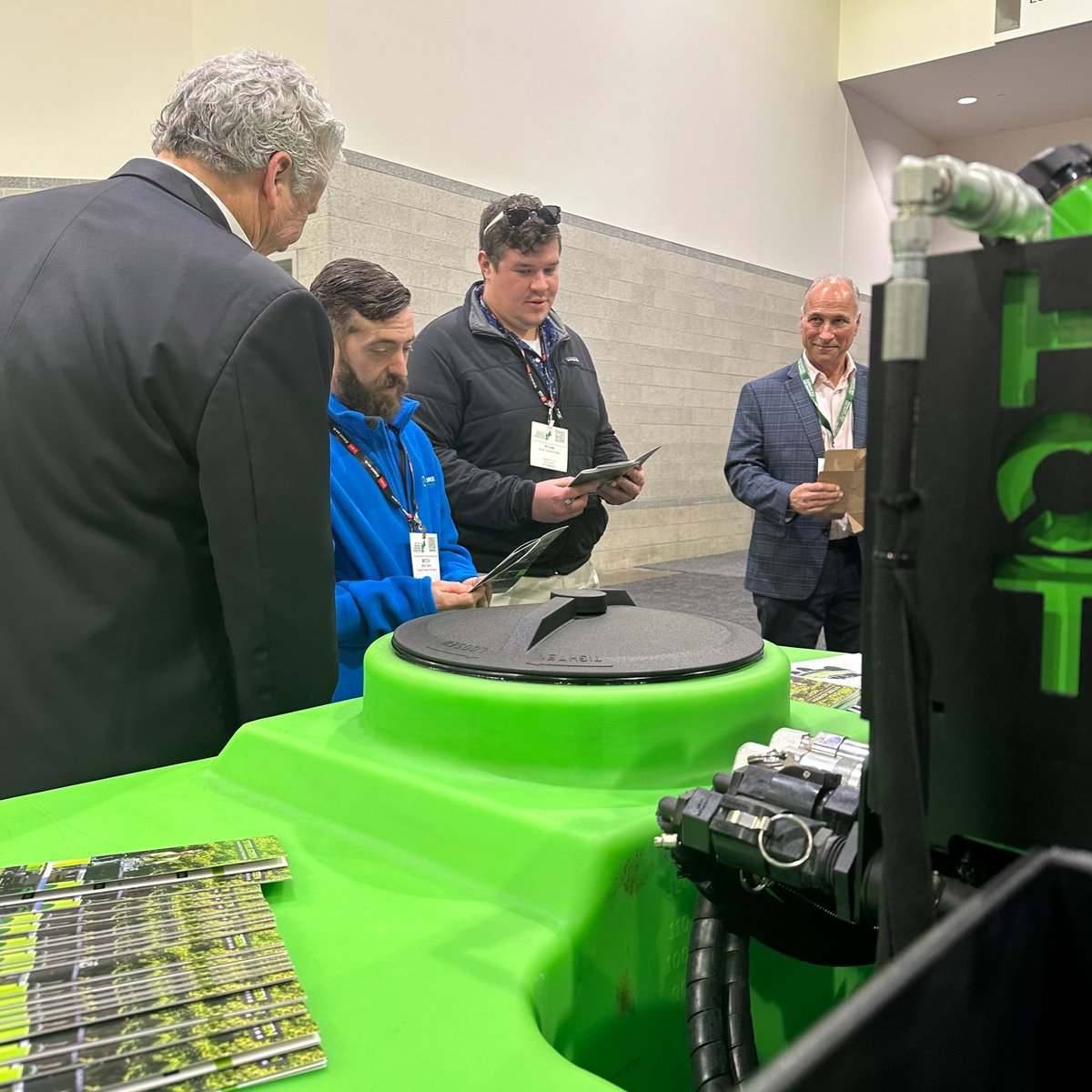 ValleyGreenUSA's tweet photo. The @SteelGreenMfg SGXL's size and versatility make it the perfect solution for many golf courses, sports fields, and commercial properties, and we have one at the @NE_RTF trade show! Stop by and see us at booth 936. #nertc24 https://t.co/4VIrv1IKcf
