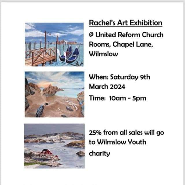 🌷🪻MOTHERS DAY INSPIRATION  - DONATIONS TO WILMSLOW YOUTH CHARITY 

Come a visit Rachels Art Exhibition on Saturday, Cards, prints and treats to be purchased with donations from each sale to us.  Its the perfect opportunity to grab something unique for someone special.
