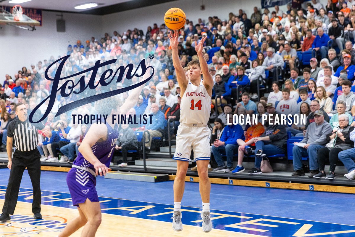 Congrats to Logan Pearson of @UWPlattMBB! Pearson has been named one of 10 finalists for the @Jostens Trophy! #SwingTheAxe Read more: letsgopioneers.com/sports/mbkb/20…