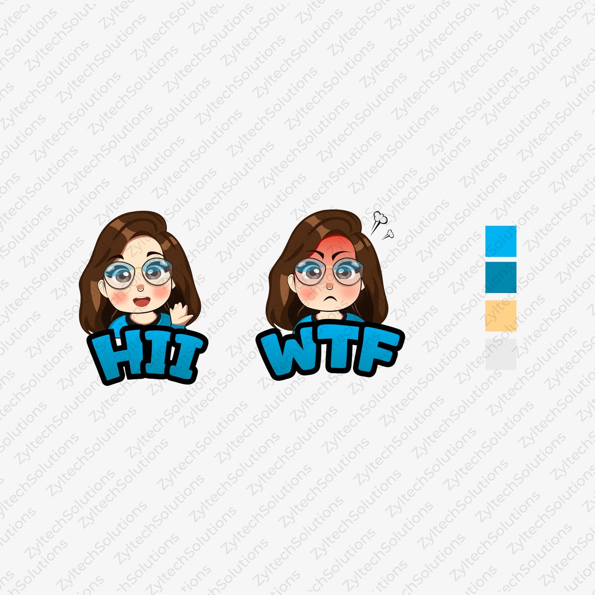 Shout out to the outclass emotes design created by our talented graphic designer
<a href="/robertdesign007/">robert blake</a>
for her satisfied client

follow us: instagram.com/zyltechsolutio……… facebook.com/zyltechsolutio……… 

#emotes #zyltechdesigning #business #stickers #logo