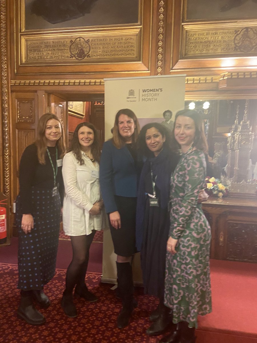 Lovely to be with the brilliant <a href="/womensaid/">Women's Aid</a> team at the Reception at Speakers House  talking about how critical it is to fund life saving serves services across the country.