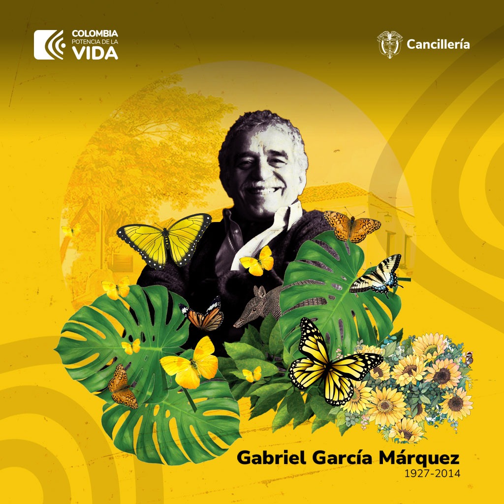 Cancillería conmemora el natalicio de Gabriel García Márquez, embajador de nuestra lengua y cultura. 

Su literatura estará siempre en nuestros corazones como centro de la identidad colombiana.

'En agosto nos vemos' nos seguirá engrandeciendo como lectores e inspirando al mundo