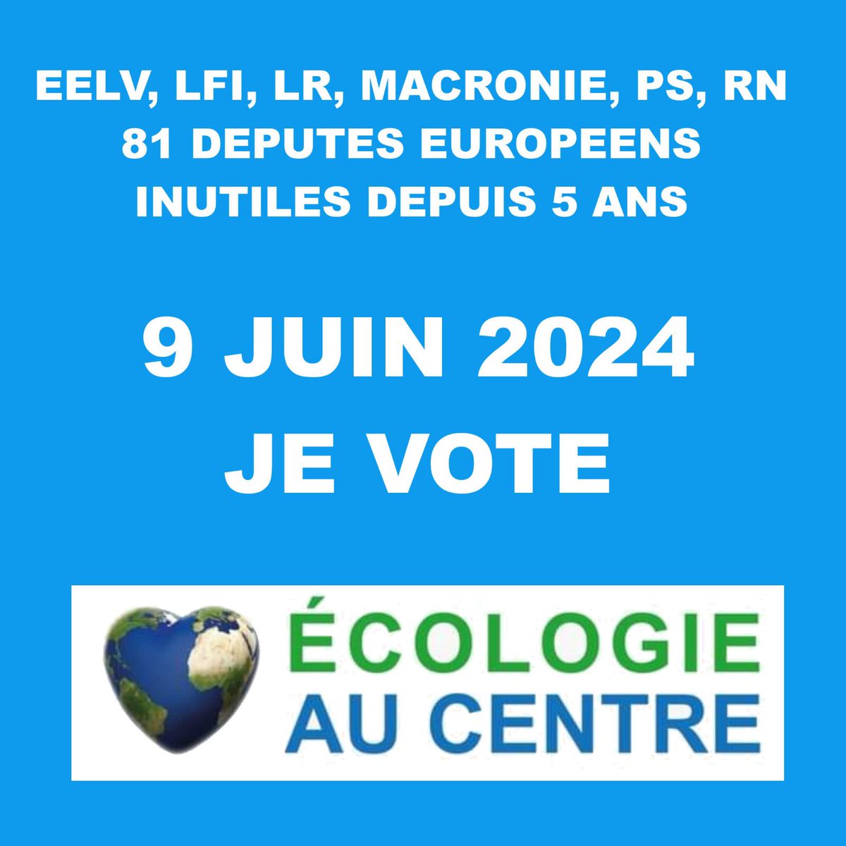 soniadorgeville's tweet photo. #Europeennes2024 
#Ecologieaucentre
#AvecGovernatori 
#Ecologieaucentre
#ÉlectionsEuropéennes2024
#MajoritéEcologiste
#Europe
#AvecJeanMarc Le #09Juin 2024 nous avons besoin d’Ecologie 💚🌍✅ https://t.co/ZTFkfiqLuP