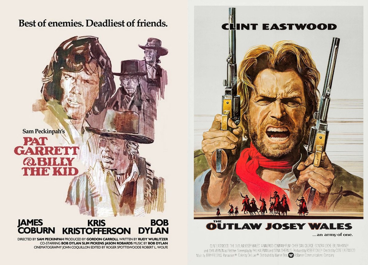 For my weekly  #ScarecrowVideo selection,  I watched Outlaw Westerns.
#movies
#doublefeatures
#films
#westerns
#Outlaws
#PatGarrettandBillytheKid
#SamPeckinpah
#JamesCoburn
#KrisKristofferson
#TheOutlawJoseyWales
#ClintEastwood