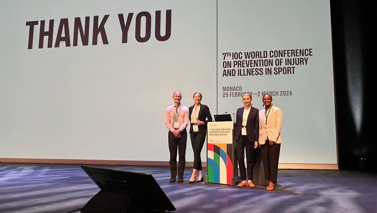 Dr. Jane Thornton OLY (@janesthornton) on Twitter photo Thank you to my colleagues on the Scientific Committee led by <a href="/RoaldBahr/">Roald Bahr</a> and the Conference Organizers for a fantastic #MonacoConference2024. An honour to speak on making athlete back pain strategies more equitable, diverse and inclusive w/<a href="/FionaWilsonf/">Prof. Fiona Wilson</a> <a href="/kieranosull/">Kieran O'Sullivan</a> <a href="/phatho_z/">Phathokuhle Zondi</a> Thank you to my colleagues on the Scientific Committee led by <a href="/RoaldBahr/">Roald Bahr</a> and the Conference Organizers for a fantastic #MonacoConference2024. An honour to speak on making athlete back pain strategies more equitable, diverse and inclusive w/<a href="/FionaWilsonf/">Prof. Fiona Wilson</a> <a href="/kieranosull/">Kieran O'Sullivan</a> <a href="/phatho_z/">Phathokuhle Zondi</a>