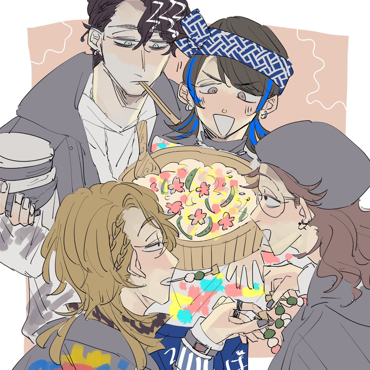 「#毎月4日はD4の日 」|ミナル🍅🎣のイラスト