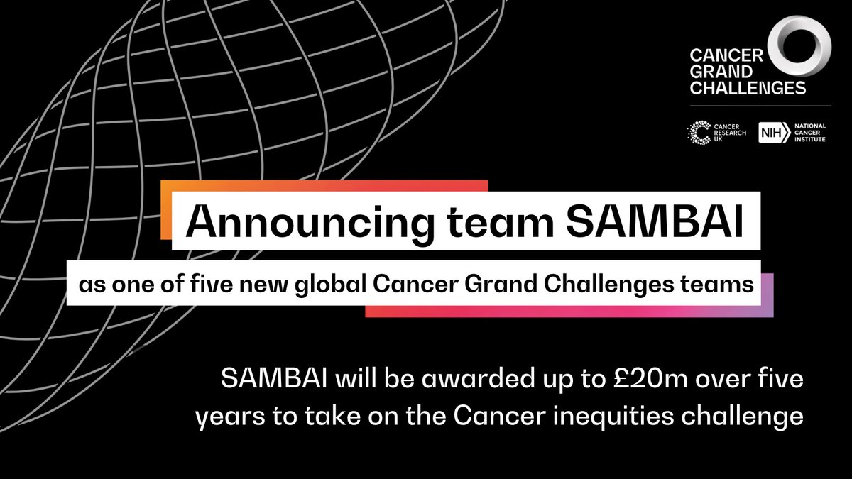 Prof Nigel Mongan @UoN_BDI @Nottinghamvets @UoNFacultyMHS will lead a group of scientists as part of team SAMBAI to take on cancer inequities thanks to funding from @CancerGrand - congratulations to all the #CancerGrandChallenges teams! Read more - ow.ly/cLur50QMpKR