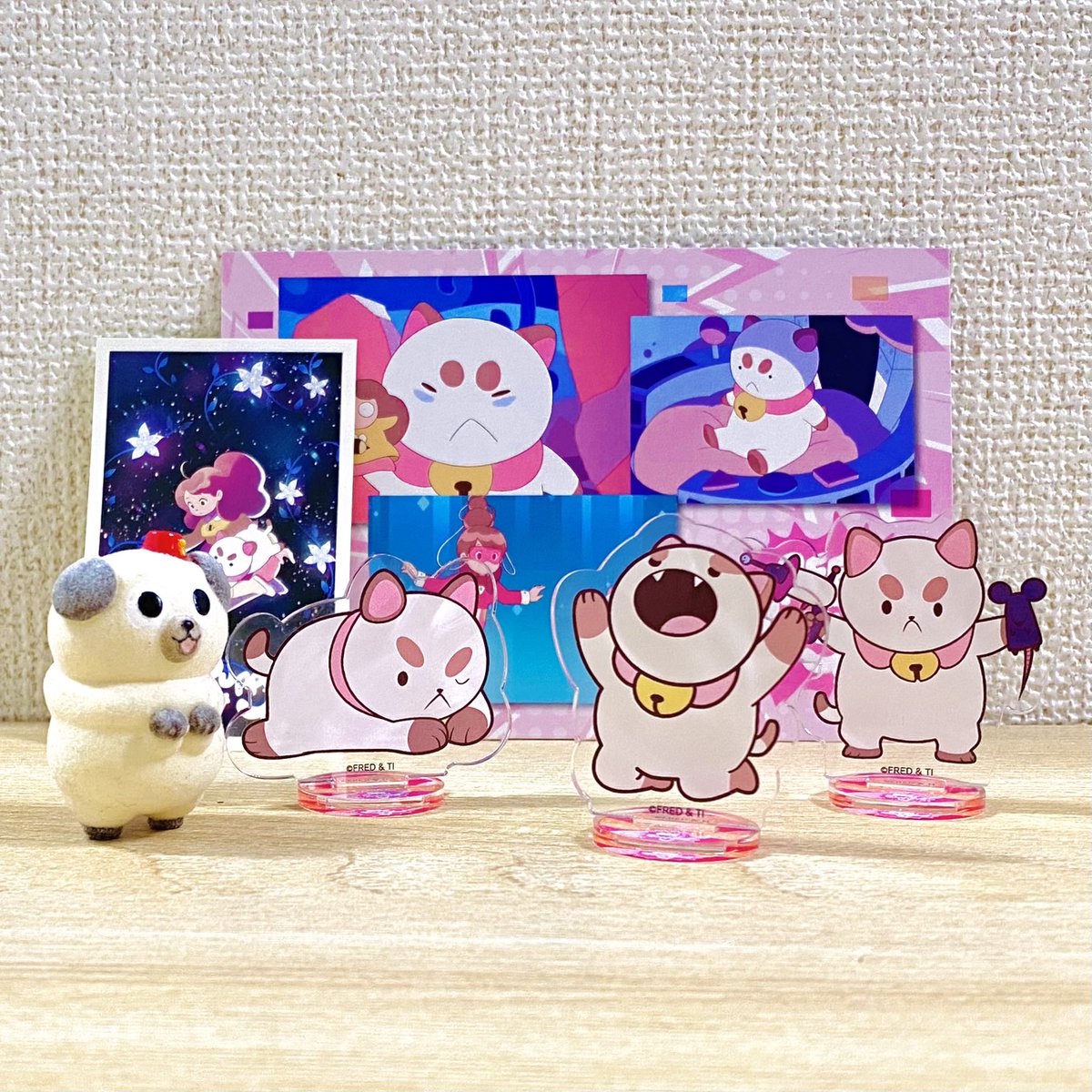 ちらりと覗いてきましたビーパピのPOP UP SHOP

ぬいぐるみ欲しかった🥺
アクリルスタンドってどう使うの？飾るしかないよね…

#ビーとパピーキャット