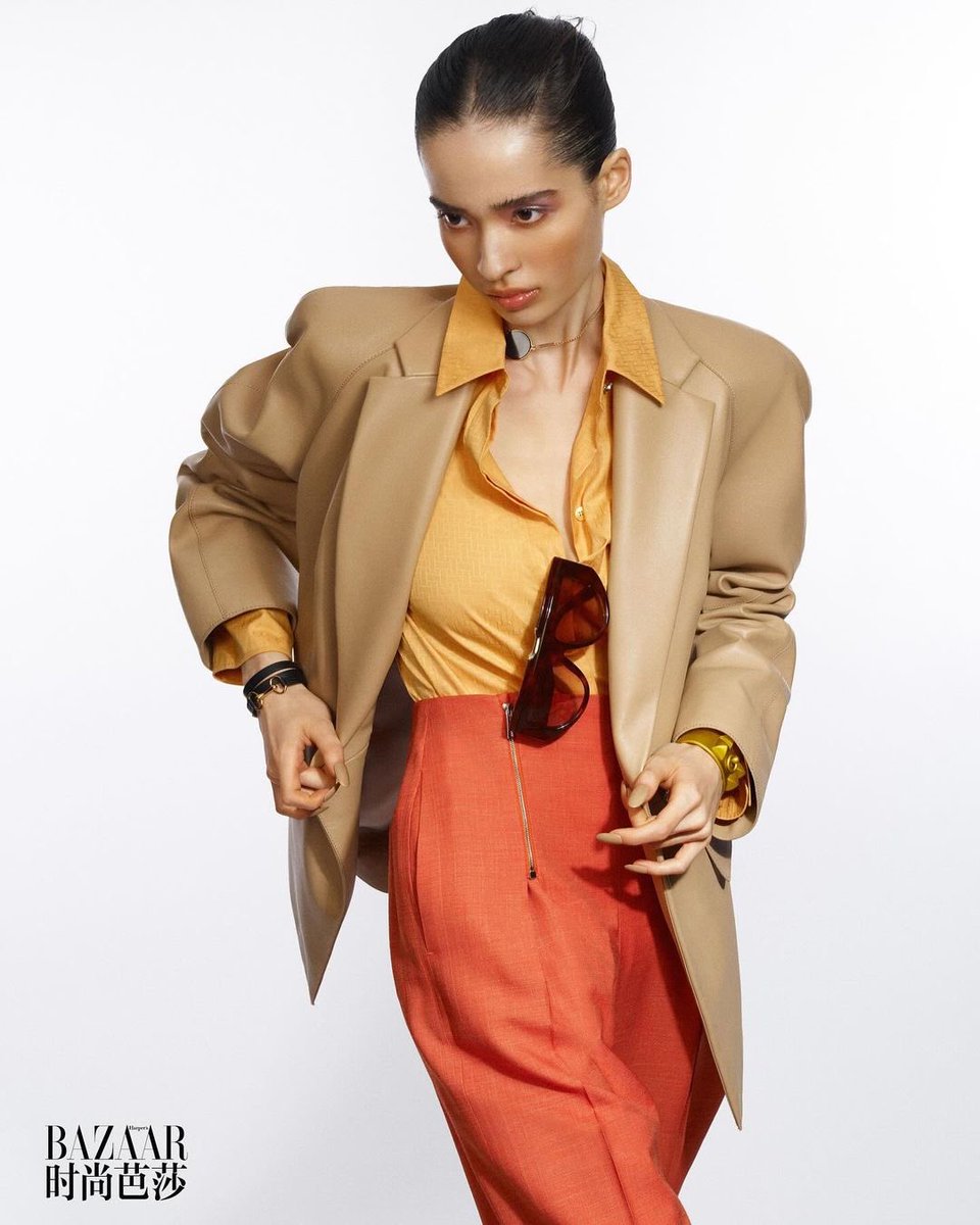 harper’s bazaar china march 2024 beauty issue photographed by wintam0119 on ig.