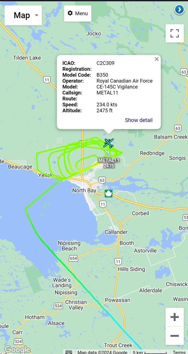 scan_sky's tweet photo. One Of The #RCAF ๐จ๐ฆ New Manned Airborne Intelligence, Surveillance and Reconnaissance (MAISR) Platforms Currently Hitting Circuits At Jack Garland Airport, North Bay, #Canada ๐จ๐ฆ.
#RCAF ๐จ๐ฆ - CE-145C Vigilance - #METAL11 - #C2C309 https://t.co/RMRx8SOBoU
