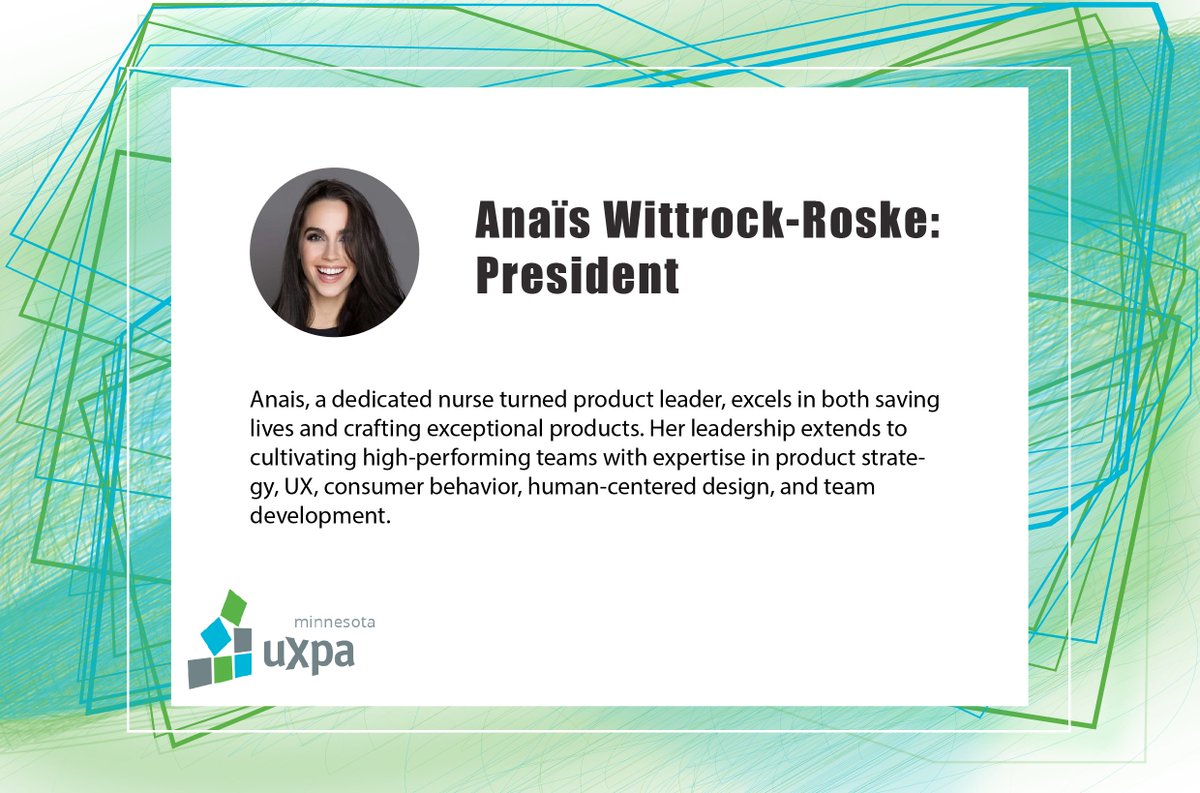 Introducing UXPA Board President... Anais Wittrock Roske
