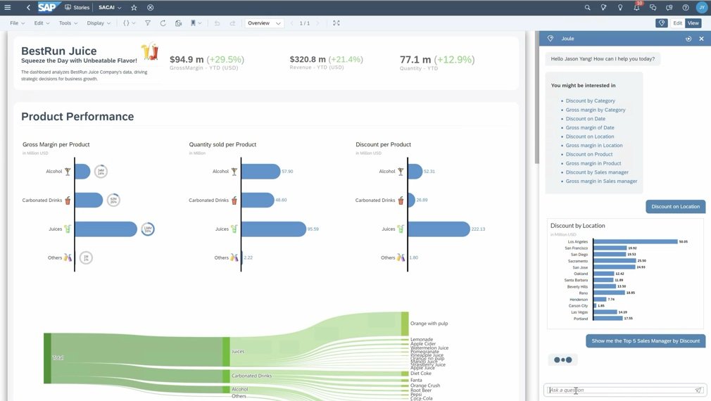 KirkDBorne's tweet image. .@SAP #SAPDataUnleashed introduces Joule copilot!

SAP Analytics Cloud provides #AI-generated data exploration and automation of planning &amp;amp; deep analysis tasks with Joule copilot, enabled by powerful vector capabilities that combine #LLMs with all the relevant data of your…