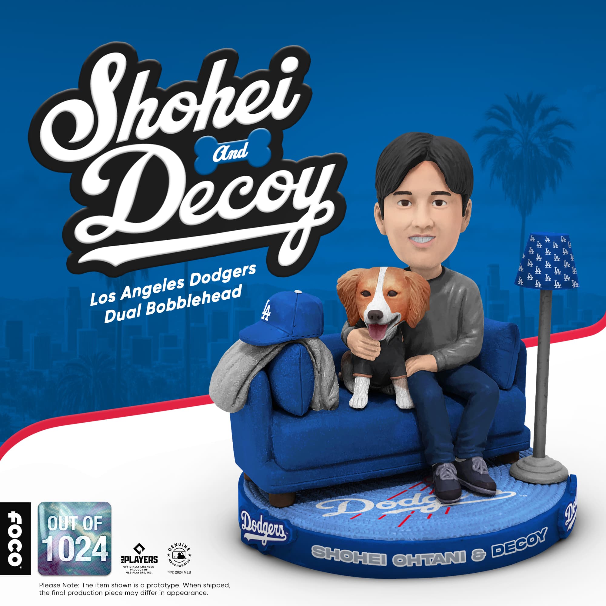 Shohei Ohtani & Decoy Bobblehead Los Angeles Dodgers SGA 8