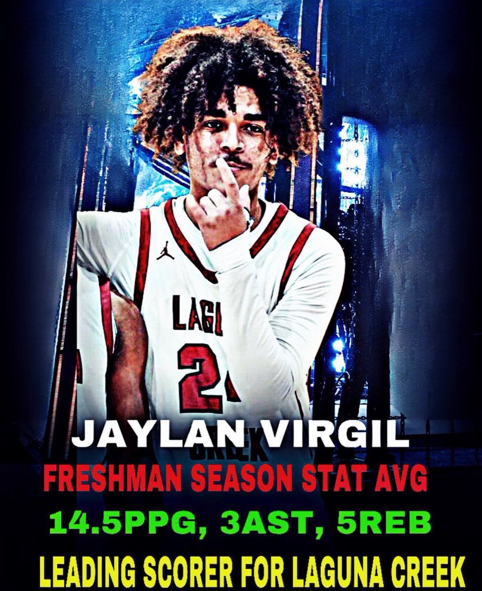 Jaylan Virgil (@jaylanvirgil) on Twitter photo Great Freshman Season❤️ <a href="/LCBoysBasktball/">Laguna Creek Boys Basketball</a> <a href="/PrepHoopsNorCal/">Prep Hoops Nor-Cal</a> <a href="/CalHiSports/">Cal-Hi Sports</a> <a href="/RonMFlores/">Ronnie Flores</a> <a href="/gerryfreitas/">gerry freitas</a> Great Freshman Season❤️ <a href="/LCBoysBasktball/">Laguna Creek Boys Basketball</a> <a href="/PrepHoopsNorCal/">Prep Hoops Nor-Cal</a> <a href="/CalHiSports/">Cal-Hi Sports</a> <a href="/RonMFlores/">Ronnie Flores</a> <a href="/gerryfreitas/">gerry freitas</a>