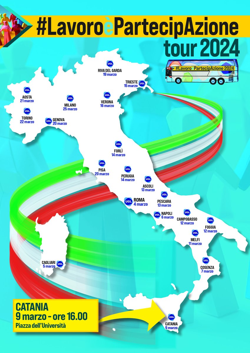 #9marzo #LavoroèPartecipAzione oggi a #Catania ore 16.00 piazza dell’Università