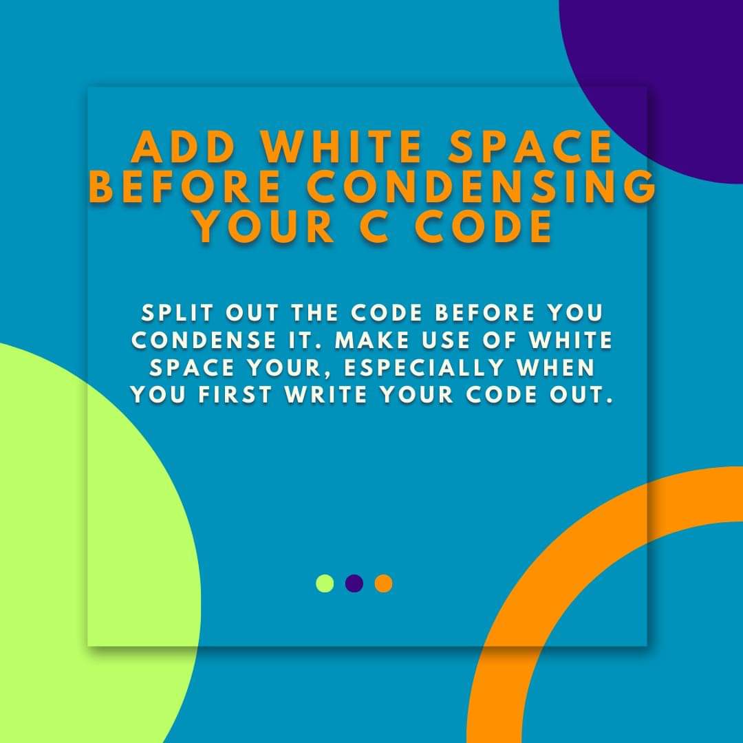 For today's #codingtips, we're taking a little peak at some #Cprogramming tips we recommend. Do you have any other small tips? Let us know in the comments! #techtips