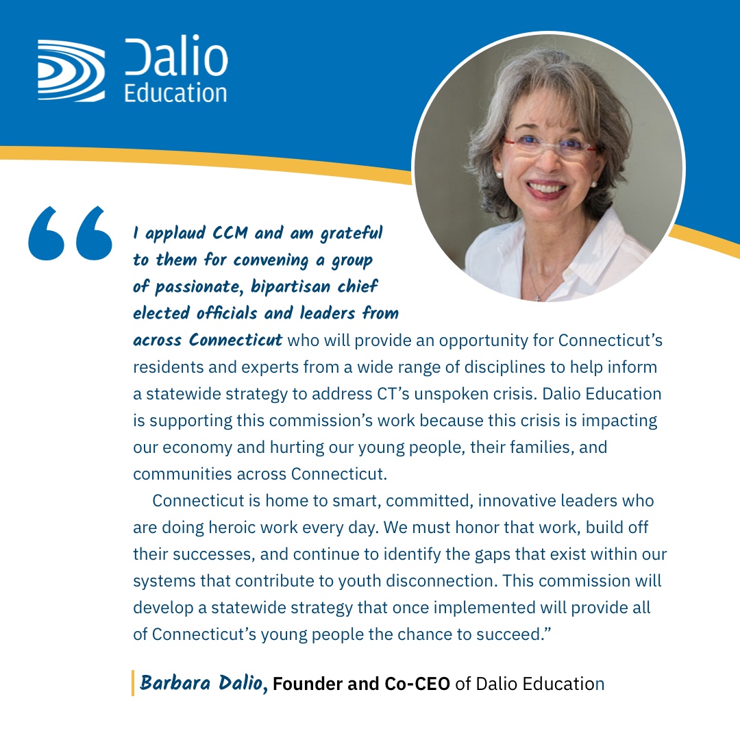 “I applaud @CCM_ForCT and am grateful to them for convening a group of passionate, bipartisan chief elected officials and leaders from across Connecticut who will provide an opportunity for Connecticut’s residents and experts from a wide range of disciplines to help inform a…