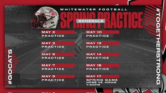 @CoachAlexMathis Come check us out #RecruitWhitewater 
Location: 100 Wildcat Way
Fayetteville, GA 30215