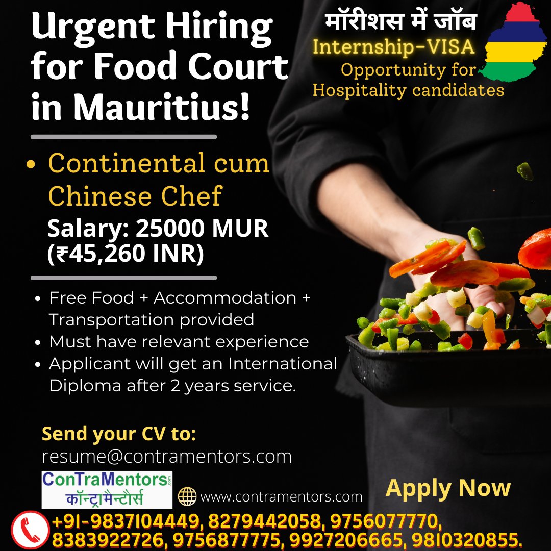 #jobsabroad #jobsinmauritius #Mauritius   #gulf #hiringnow #hiringalert #hiringimmediately #hiring #jobalert #jobforyou #jobhunt #jobapportunity #vacancy #recruitment #jobplacement #jobavailable