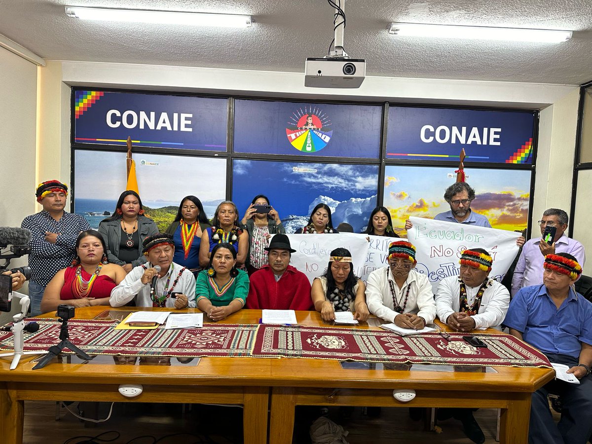 CONAIE_Ecuador tweet picture