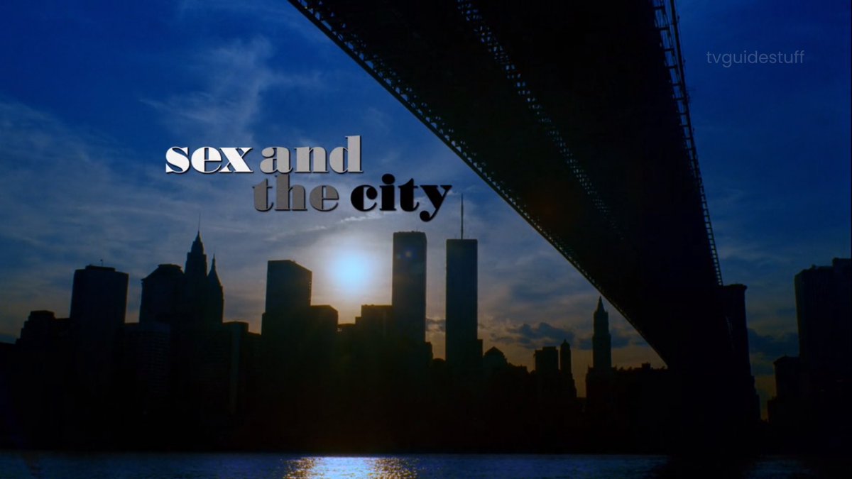 tvguidestuff's tweet image. Sex and the City Intro