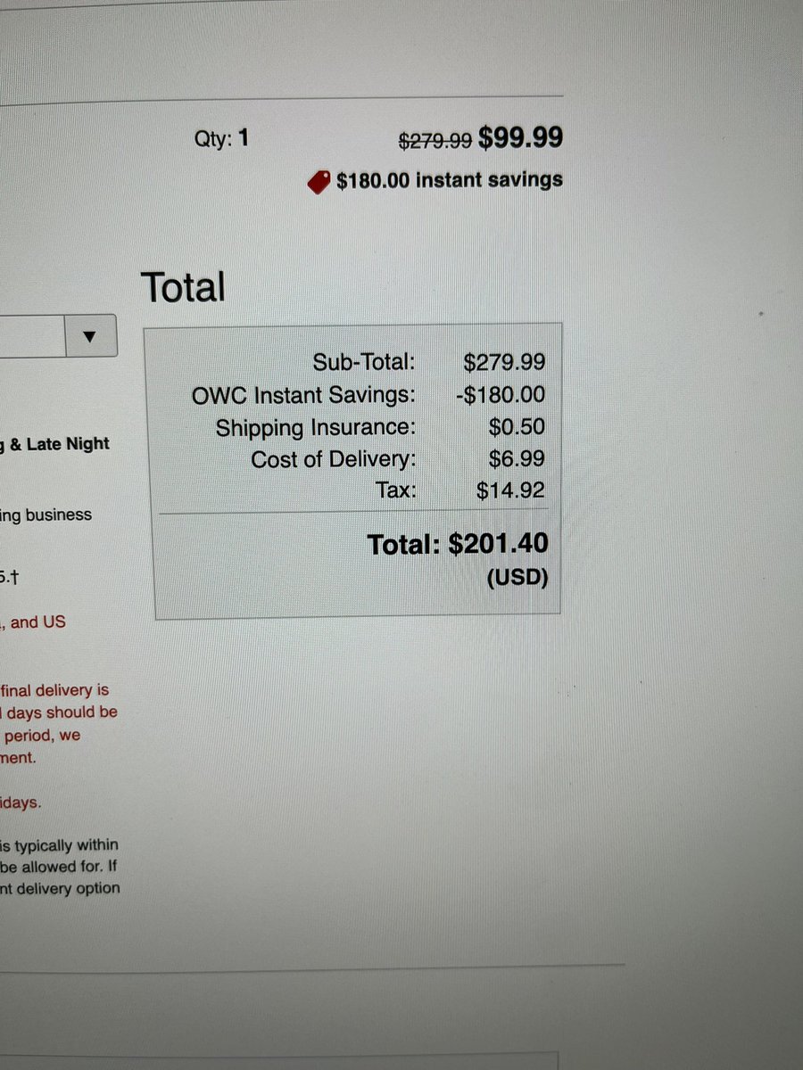 MattGPowell's tweet photo. @MacRumors I was about to order one, but it looks like they’re having trouble with math. I’ll try it again later today. https://t.co/3cdKrhAuJj