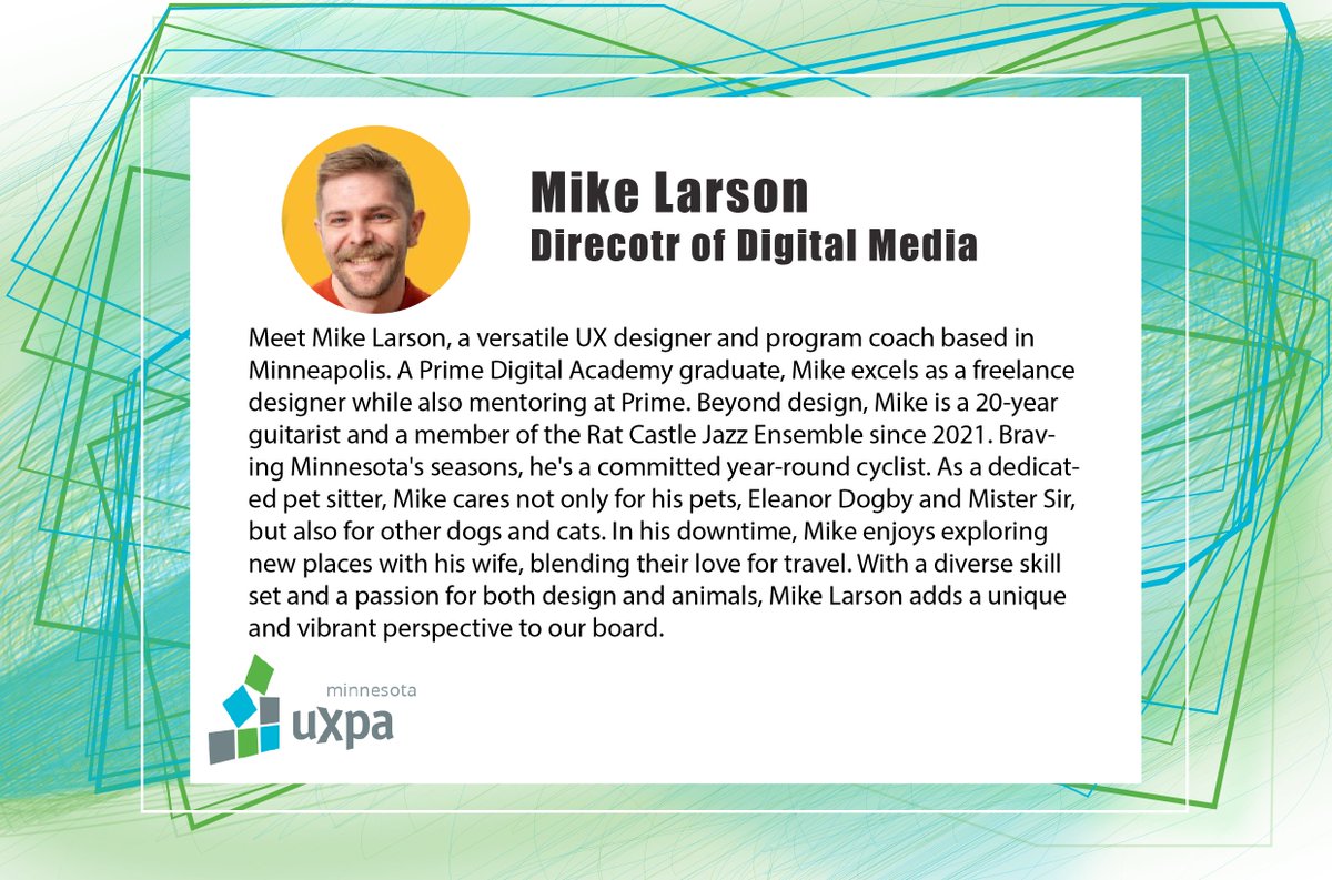 Introducing UXPA Director of Live Events... Mike Larson
