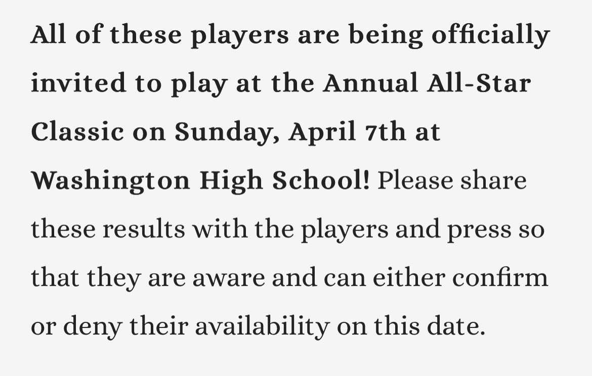 Congratulations <a href="/XavierAlston5/">Xavier Alston</a> on making the IBCA East Team! And that lineup is 🔥! Also IBCA Academic All State honorable mention!! So proud of you!
