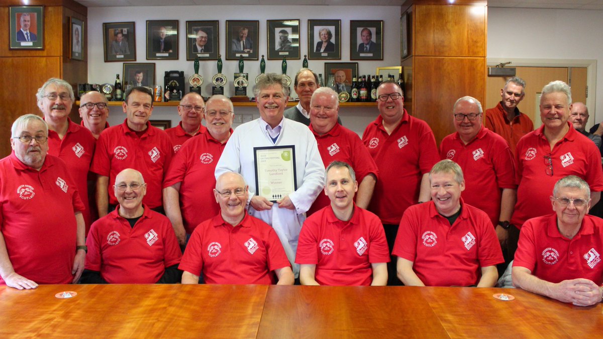 Twenty+ branch members had the pleasure of travelling to Yorkshire last week. We presented our Beer of the Festival Award to Timothy Taylor's Brewery for Landlord during the trip.  <a href="/TimothyTaylors/">Timothy Taylor's Brewery</a>  <a href="/CAMRA_Official/">CAMRA</a>