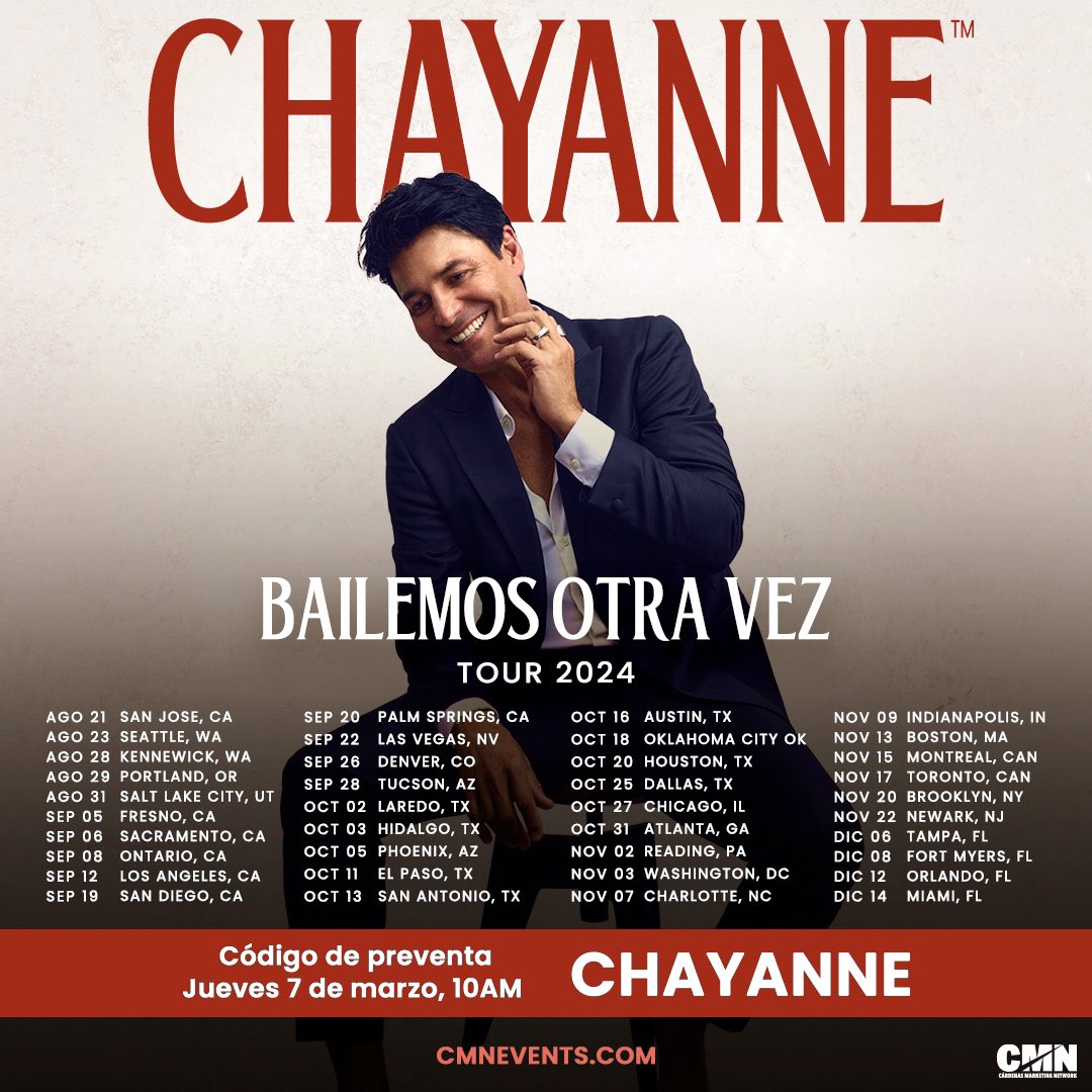 Mi gente bonita, prepárense para la preventa de mañana 🕺#BailemosOtraVezTour US 🇺🇸