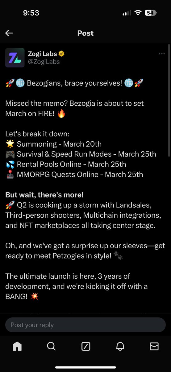 <a href="/CryptoWendyO/">Wendy O</a> You see $MBLK by <a href="/ZogiLabs/">Zogi Labs</a> yet? 

<a href="/legendofbezogia/">legendofbezogia</a> P2E game backed by $ENJIN launching soon 

Worth a peek. Been following for a while so if you have any questions lmk. 

Can set you up with <a href="/dxbzak/">zakaria.btc</a> <a href="/SergeSats/">SergeSats</a> or <a href="/Dazzville1/">Dazz</a> to hear from dev team directly too.