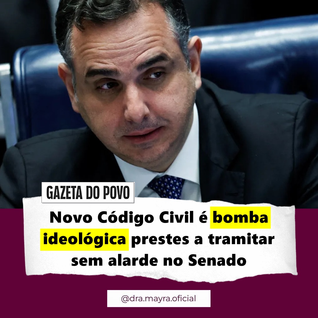 dramayraoficial's tweet photo. Rodrigo Pacheco, quer a tramitação rápida de uma proposta que praticamente cria um novo Código Civil. Se aprovado tal como está agora, o documento promoveria uma revolução, atendendo a demandas do abortismo, do identitarismo woke e dos defensores da ideologia de gênero. https://t.co/voZxqbSjAO