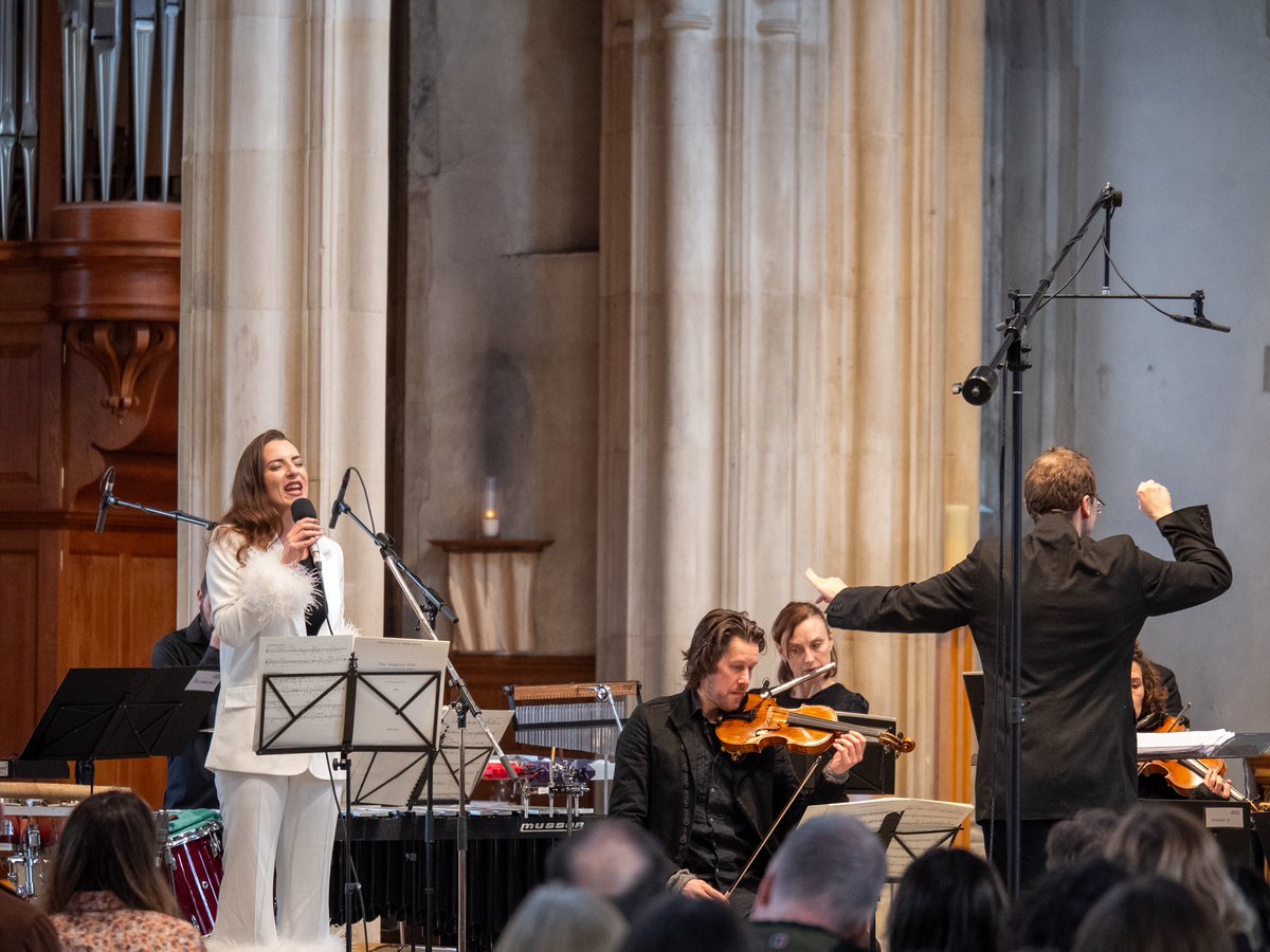 BrittenSinfonia's tweet photo. Congratulations to our outgoing Magnum Opus composers @DanielSoley @crystallalola &amp; @davidjohnroche on the premiere of their concertos written for @seanstshibe @EmmaSmith_Music &amp; @ryanaccordion

What a fantastic end to a year of composing &amp; workshopping alongside our players 👏🫶 https://t.co/flWvBWb5gG