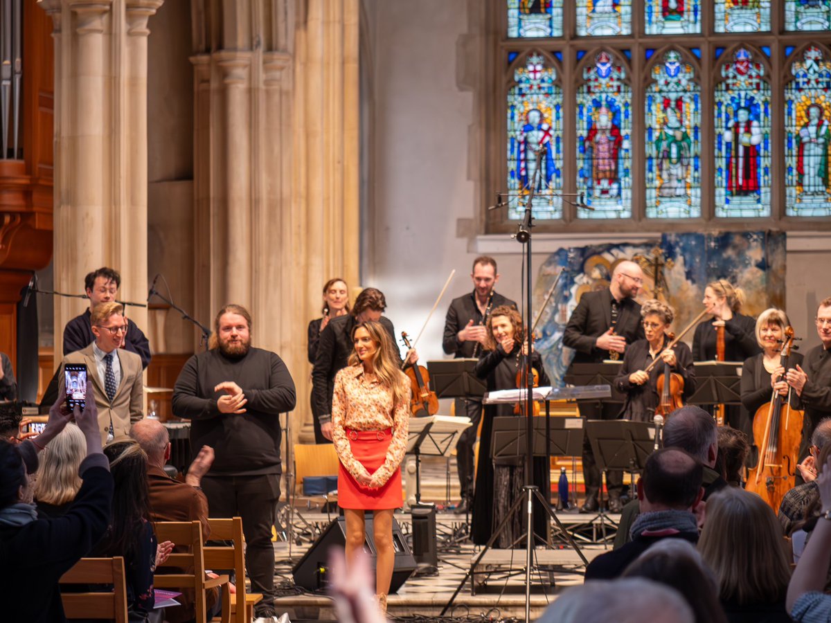 BrittenSinfonia's tweet photo. Congratulations to our outgoing Magnum Opus composers @DanielSoley @crystallalola &amp; @davidjohnroche on the premiere of their concertos written for @seanstshibe @EmmaSmith_Music &amp; @ryanaccordion

What a fantastic end to a year of composing &amp; workshopping alongside our players 👏🫶 https://t.co/flWvBWb5gG
