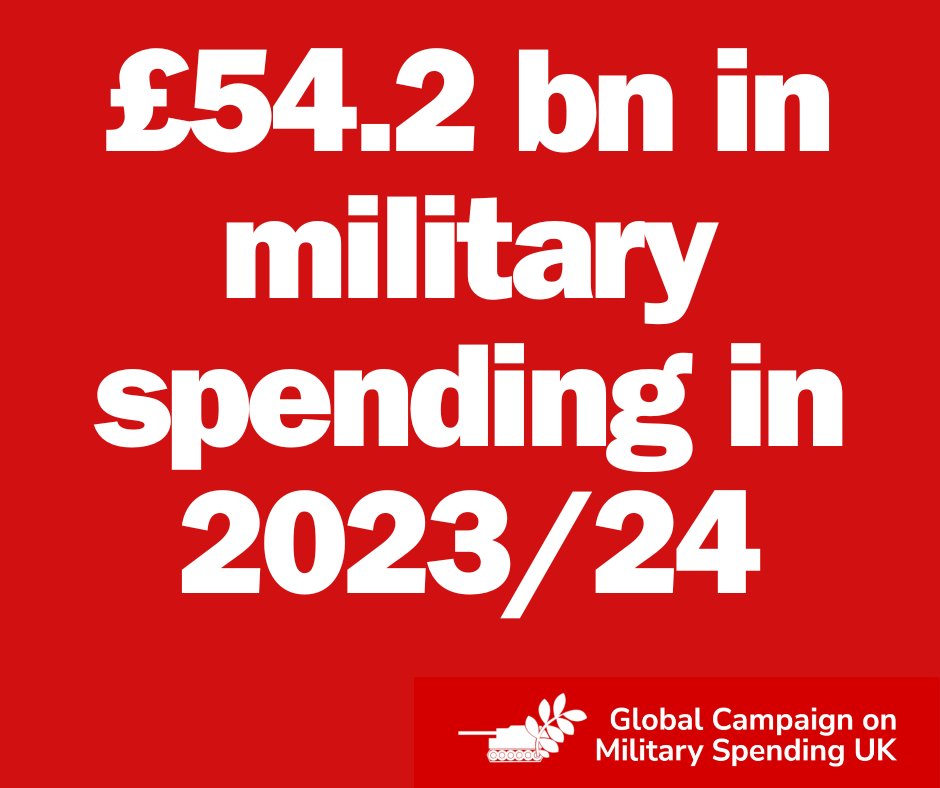 The Treasury announced today that Core Military Spending for the current year is an eye-watering £54.2bn. #Budget2024
