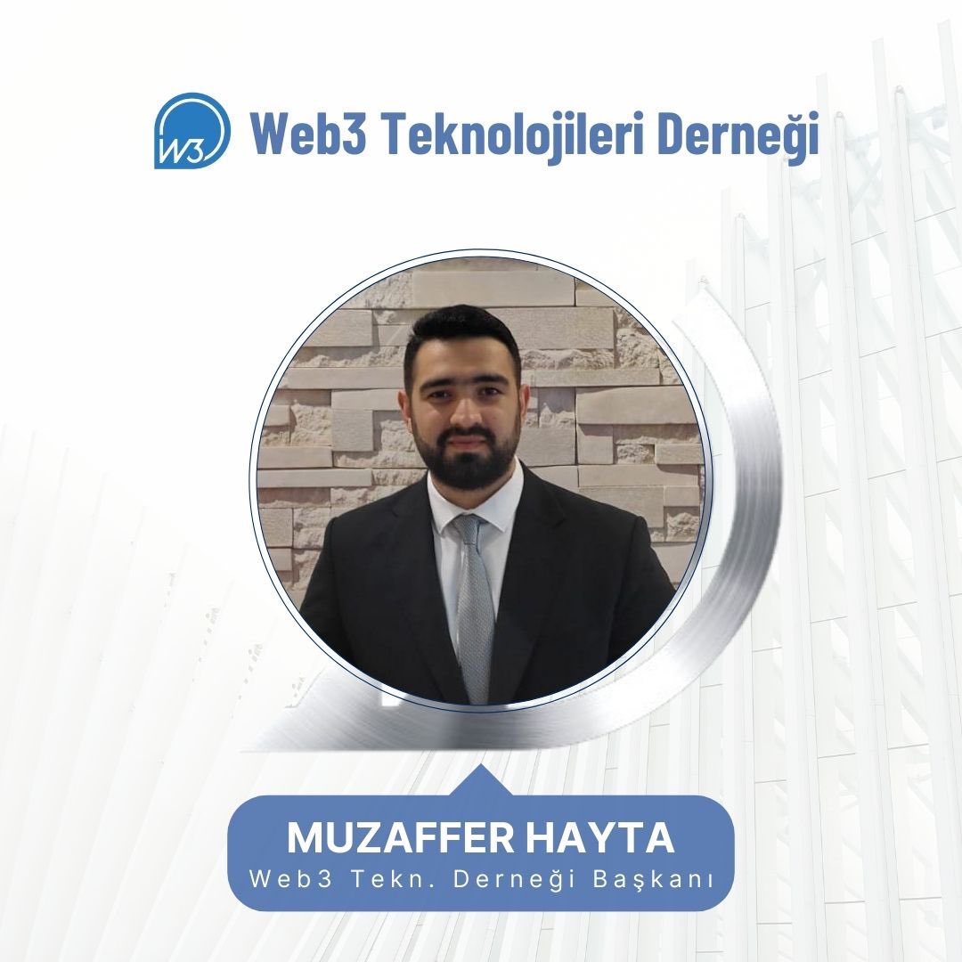 📍 Genel Kurul Başkan Değişikliği Derneğimizin İcra Kurulu Başkanlığı görevini yürüten Sn. Muzaffer Hayta Bey yeni dönem Web3 Derneği Başkanı olarak seçilmiştir. Derneğimizin kurucu başkanlığını yürüten Sn. Buğra Ayan Bey’e tüm emekleri ve çalışmaları için teşekkür ederiz.