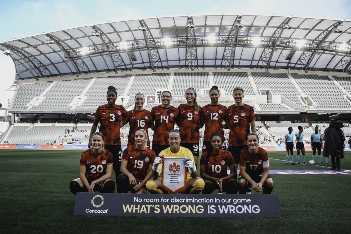 Good luck to #CANWNT as they face off against the USA tonight in the Concacaf W Gold Cup Semi-Final! Kickoff is at 10:15 p.m. ET. 

Let's go, ladies! 🇨🇦🇨🇦🇨🇦 #PlayInspireUnite

📸 by @CanadaSoccer_EN