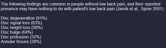 TDekkersPhysio's tweet photo. Refreshing to see this written on a patients MRI report today 👍 https://t.co/Ujy0MdfA7S