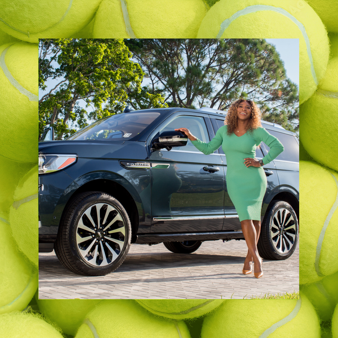 We may be biased, but we think #WorldTennisDay was made for the GOAT, @serenawilliams. 🎾 *Lincoln Navigator Reserve model shown with available features.