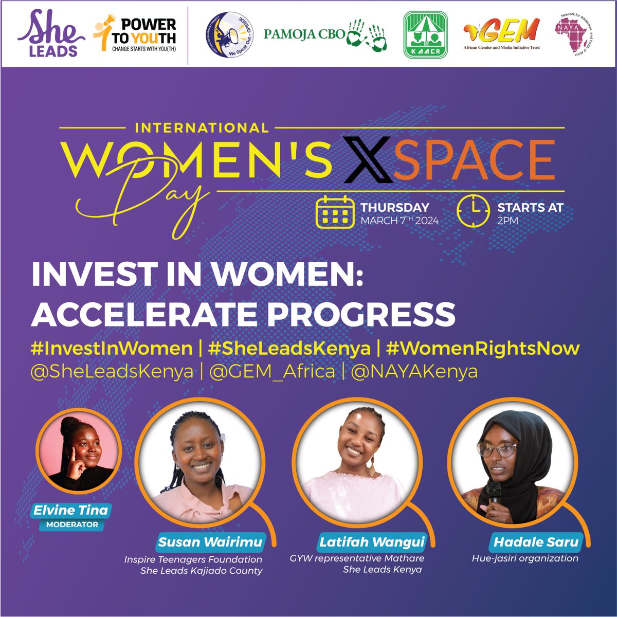 This International Women's Day, let's invest in women to accelerate gain in space exploration and beyond!

Join me in celebrating the contributions of women in diverse fields and advocating for greater prospects and representation. 

#IWD2024
#InvestInWomen
 #womensRightsnow