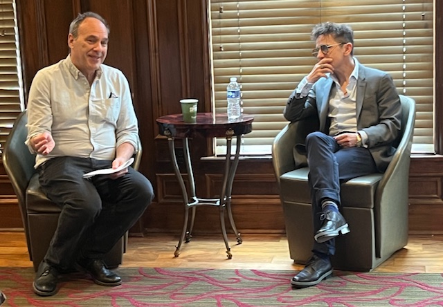VWS_at_Butler's tweet photo. Thank you National Book Award-winning journalist Masha Gessen for a wonderful visit to Butler last week! Be sure to join us for our next VWS event on March 21 when Tiana Clark takes the stage at Shelton Auditorium @ 7:30PM. https://t.co/6Ar7Sk3OvO