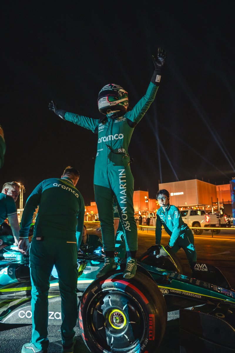 AstonMartinF1's tweet photo. Leaving a mark, in the best kind of way.

Inspiration for the next generation. https://t.co/PUvoRks7Cu