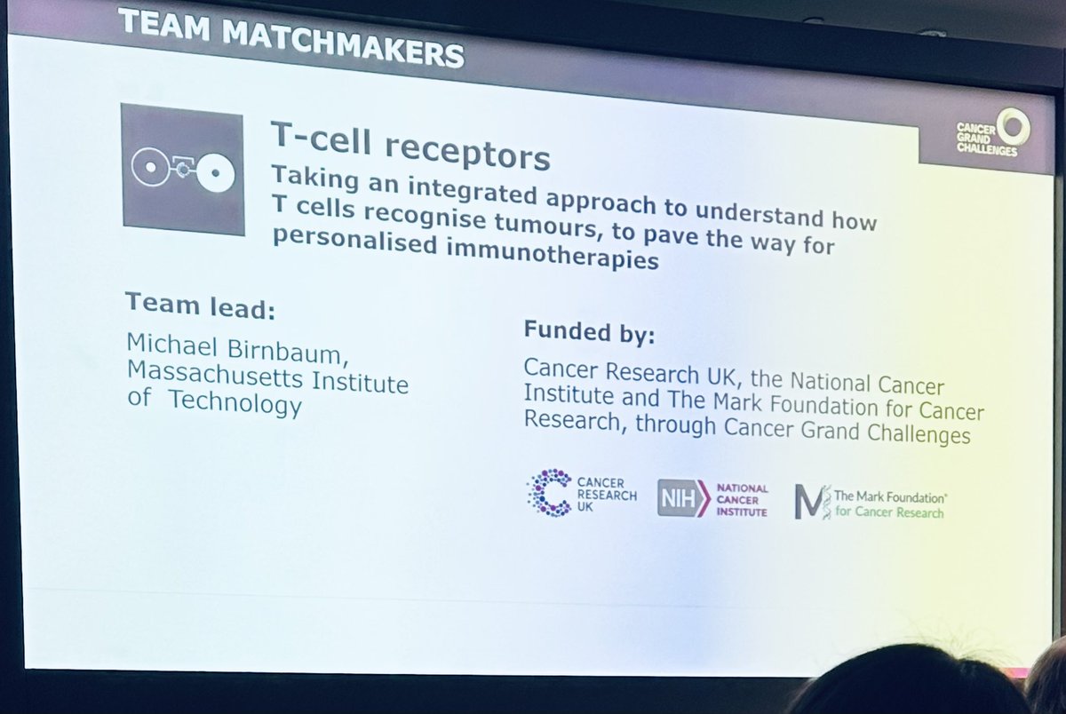 Next up: Team Match Makers awarded $25m to “pave the way for personalized #immunotherapy “ Congrats team lead Dr. Michael Birnbaum #cgcsummit