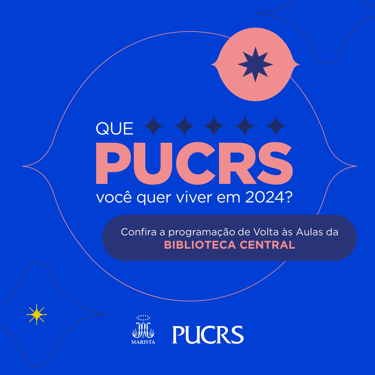 BibliotecaPUCRS's tweet image. Um novo semestre iniciou no Campus, repleto de oportunidades e experiências.

Arraste para o lado e confira a programação da Biblioteca para a recepção dos calouros e veteranos! 🤩

#bibliotecapucrs #bibliotecauniversitaria #pucrslibrary