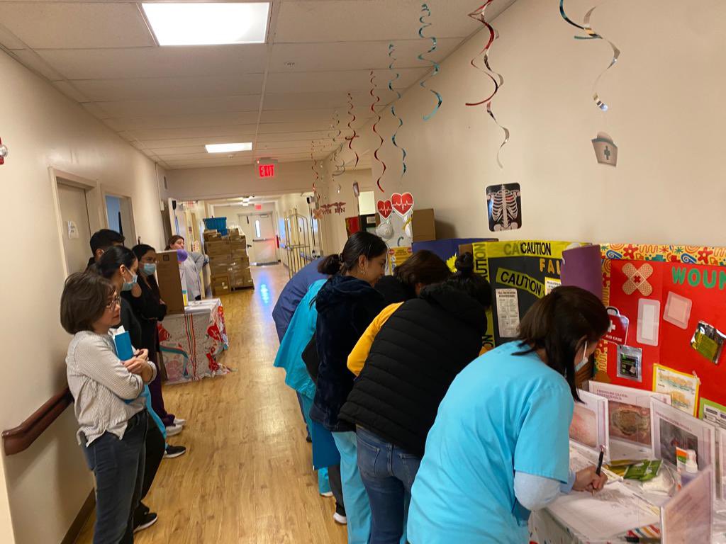 Aeofelgin's tweet photo. We had our annual Staff Skills Fair! We had staff education, appreciation &amp; staff development. 
Our goal is to always give an excellent healthcare experience to our guests. It was an excellent fair!
#skillsfair #employeetraining #healthcareexcellence
https://t.co/bhj5NmbiTt https://t.co/4foq770MZe