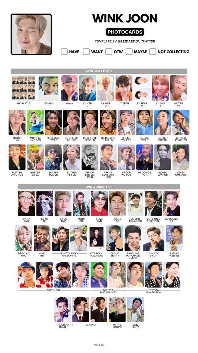 Progress on my Wink Joonies 🤪 WTB LF RM JPFC Renewal PCs