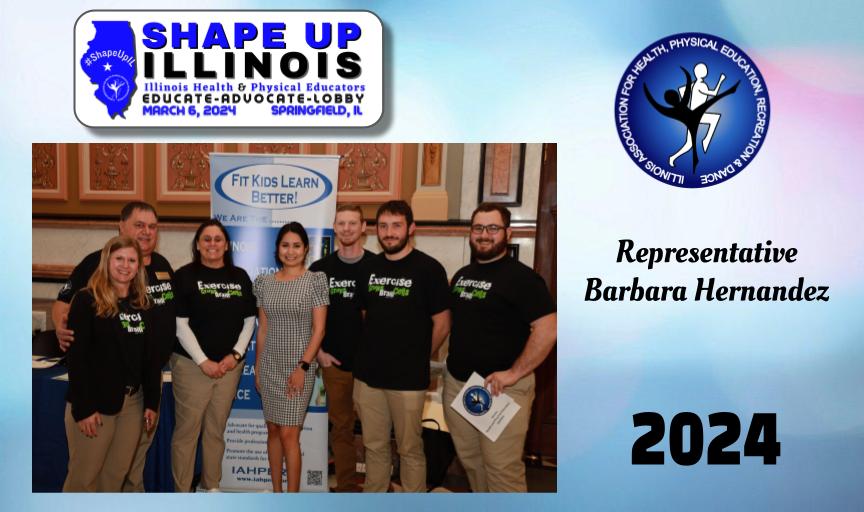 IAHPERD Illinois Assoc for Health, PE, Rec & Dance (@iahperd) on Twitter photo Thank you <a href="/barbara_isabel/">Barbara Hernandez</a> for taking the time to meet with us today!
#ShapeUpIL Thank you <a href="/barbara_isabel/">Barbara Hernandez</a> for taking the time to meet with us today!
#ShapeUpIL